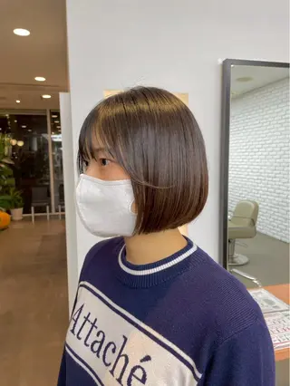 ショート 🎧ayaka/ボブ /透明感カラー🩵のヘアスタイル