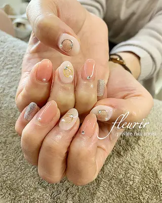 ネイル フルリール 【プライベートサロンのネイルデザイン