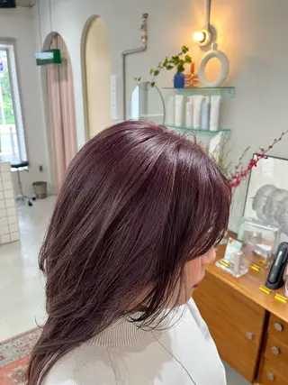 カラー chika/艶カラー /似合わせカラーのヘアスタイル