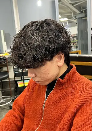 ショート 梅田/パーマ特化/ メンズパーマ/一色翔のヘアスタイル