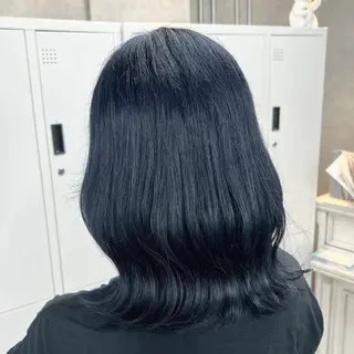 ミディアム カラー JUNSHIN🦋 ヘアセット／カラーのヘアスタイル