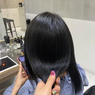 ミディアム カラー 艶感/ナチュラル 🌿マアヤのヘアスタイル