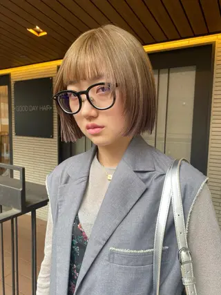 ショート YUUKI/ウルフ .ボブパーマのヘアスタイル