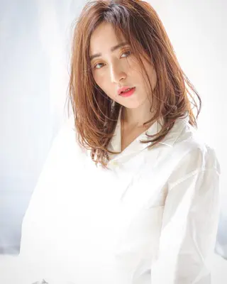 ミディアム カラー 鈴畑 皓平のヘアスタイル