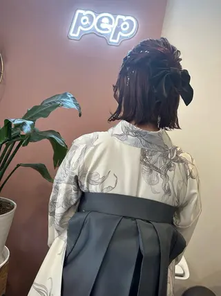 ショート ヘアアレンジ pep natsumiのヘアスタイル