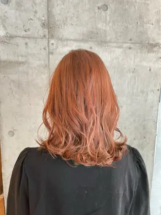 ミディアム カラー ヘアアレンジ 🫧似合わせ／透明感 カラー🫧　ハルヒのヘアスタイル