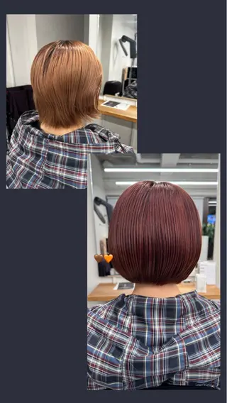 ショート カラー 🤎💇🏻‍♀️✨ /万尋　マヒロのヘアスタイル