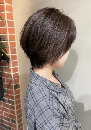 ショート カラー パーマ ヘアアレンジ 酸性縮毛矯正のプロ 杉山玲介のヘアスタイル