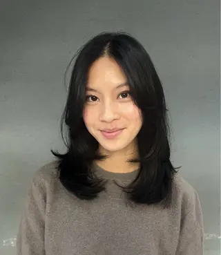 セミロング 無料カットモデル募集 ✨鵜澤　佑気のヘアスタイル