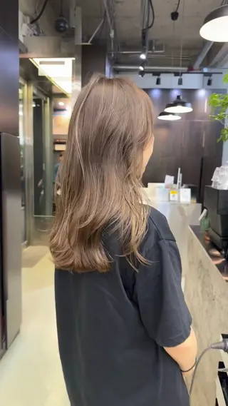 ミディアム カラー 村上｜髪質改善 プロデュースのヘアスタイル