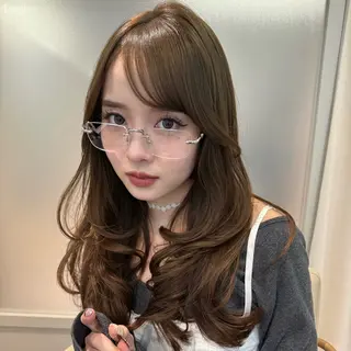 ロング nonel.所属・透明感🍨レイヤー ヘアセット/miyuのヘアスタイル