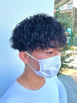 ショート パーマ メンズ メンズパーマ職人 加藤 弘貴のヘアスタイル