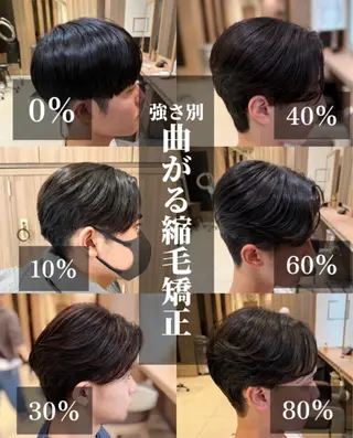 パーマ メンズ ブリーチ/パーマ 縮毛/レイヤーaoiのヘアスタイル