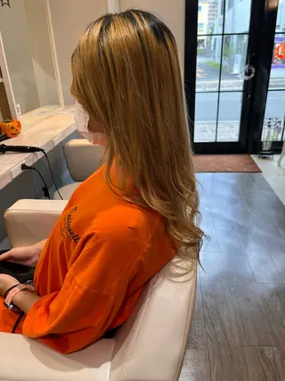 ロング 福本 好子のヘアスタイル