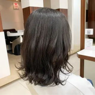 セミロング カラー miiro 長津田 髪質改善 フジムラのヘアスタイル