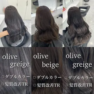 カラー 🤍ブリーチなし ブラウンhimi🤍のヘアスタイル