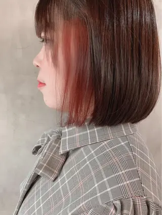ショート カラー なかの たくみのヘアスタイル