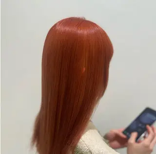 ロング ブリーチカラー特化 美容師/𝕐𝕌𝕀のヘアスタイル