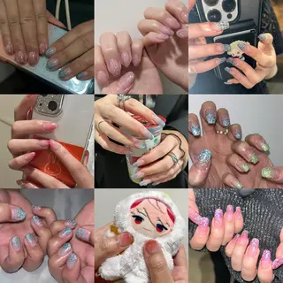 ネイル パラあり！フィルイン 美フォルムのネイルデザイン