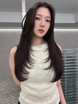 ロング ユズキ/銀座似合わせ カット♡透明感カラーのヘアスタイル