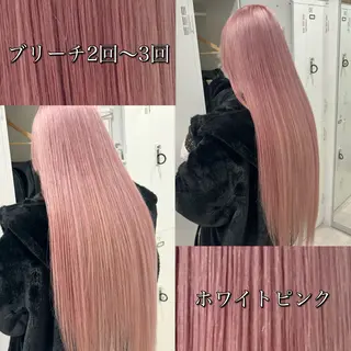 ロング カラー 雅/ダブルカラー/ 白髪ぼかしハイライトのヘアスタイル