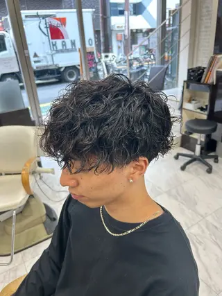 ショート パーマ メンズ メンズパーマ 💈後閑和真💈のヘアスタイル