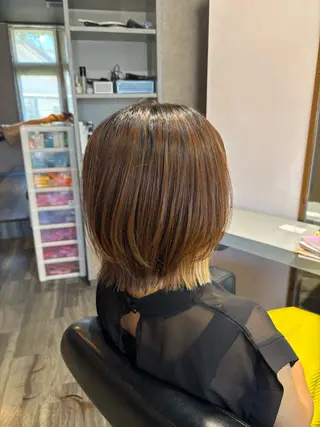 ミディアム 杉山 晃太のヘアスタイル