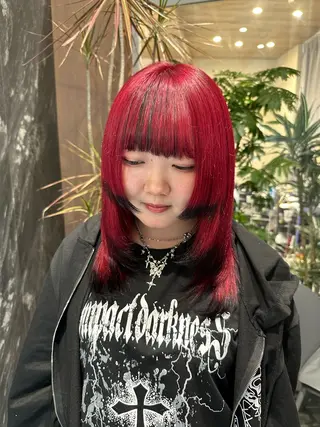 ミディアム カラー 💋ハイトーンデザイ ンヘア💋A'nyuのヘアスタイル