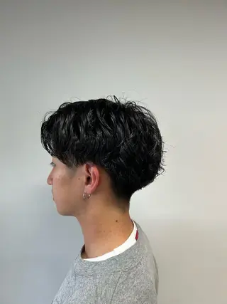 パーマ メンズ 相澤 拳のヘアスタイル