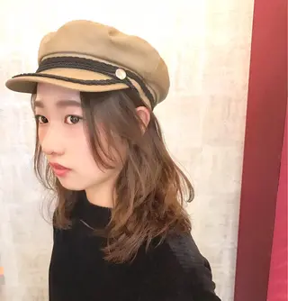 セミロング HARUNA/ミセス 大人ショートヘアのヘアスタイル