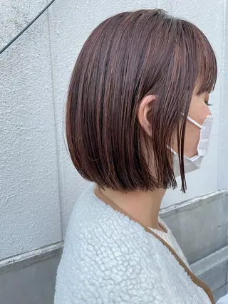 ミディアム さの あやねのヘアスタイル