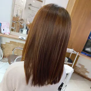 セミロング 髪質改善特化 安東駿介のヘアスタイル