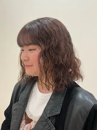 パーマ レイヤーカット/ ブリーチ/Asukaのヘアスタイル