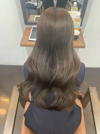 ロング カラー ヘアアレンジ 🍒ᩚ名駅/艶髪 縮毛矯正/あゆ🍒ᩚのヘアスタイル