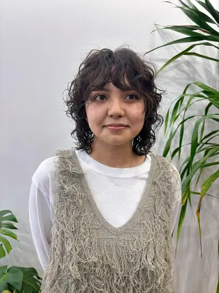 ミディアム パーマ MEY HAIR CURLYS所属・ハードパーマ Rico💜のヘアスタイル