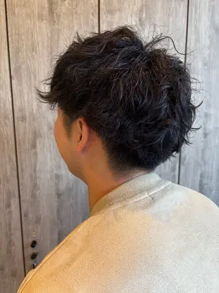 パーマ メンズ キタダ ハルカのヘアスタイル