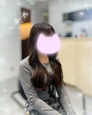 ロング コトミ 韓国／レイヤー／のヘアスタイル