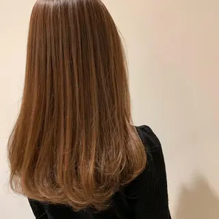 ロング カラー 高井瑠華🌼 ストカールカット特化のヘアスタイル