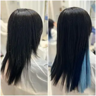 セミロング シールエクステ 🦋錦糸町YUKAのヘアスタイル