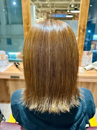 ミディアム カラー カイン トゥゾーのヘアスタイル