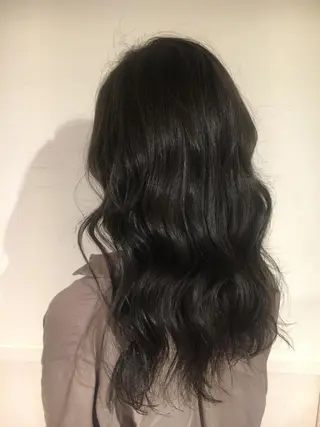 ミディアム カラー パーマ 野崎 ひかりのヘアスタイル
