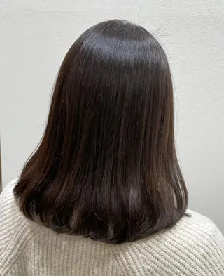 ミディアム パーマモデル募集🌈 森脇帆南のヘアスタイル