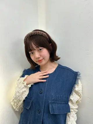 ショート カラー ナチュラル🕰️銀座 /Ruko🌱のヘアスタイル