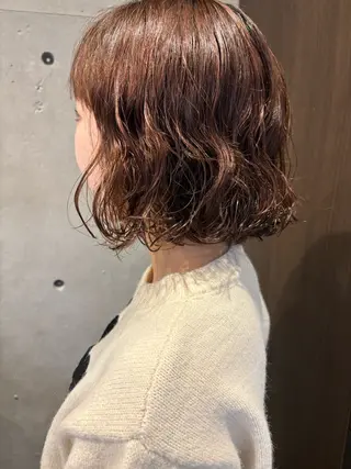 ショート パーマ 池田理紗/ bob/メンズカットのヘアスタイル