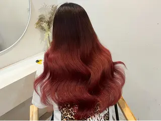 ロング カラー 🦋Yui🦋透明感 /ベージュ/Wカラーのヘアスタイル