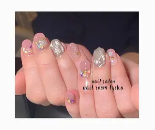 ネイル ﾈｲﾙﾙｰﾑﾘｯｶ 𝐦𝐚𝐲𝐮のネイルデザイン