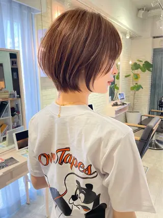 ショート 博多ベージュ 🐻松井傑のヘアスタイル
