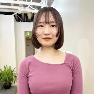 ショート 透明感カラー/顔周り 臼井逸美のヘアスタイル