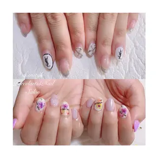 ミディアム ネイル 👑enen style👑のネイルデザイン