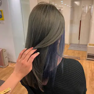 ロング カラー un.le.pont ルカ 🎨のヘアスタイル